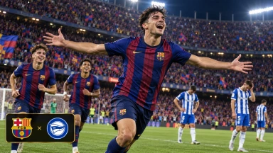 Barcelona 6-1 Alavés: Six-goal statement at Camp Nou
