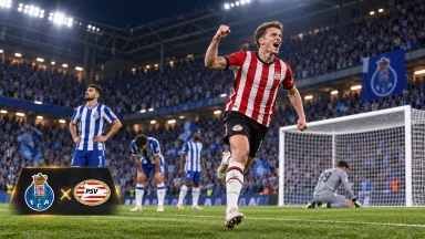 PSV edge Porto in Porto as Til’s second-half goal proves decisive